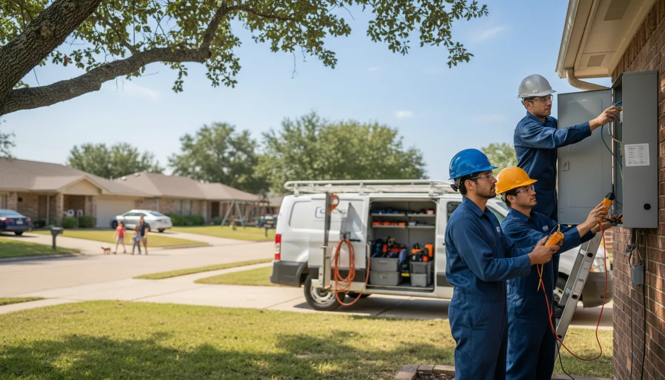 Certified electrician providing emergency electrical services in North Hampton, OH